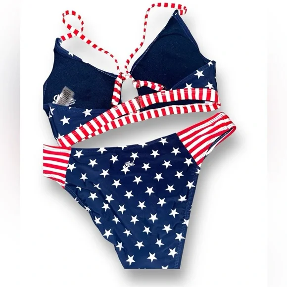 Women’s Stars & Stripes Bikini Set | Top:S Bottoms:M - Picture 2 of 9
